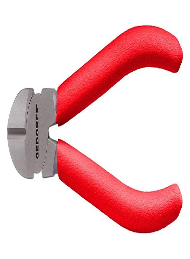 GEDORE 8314-125 TL Side Cutter - 5-Inch / 125 mm - Diagonal Wire Cutting Pliers - Extra Hard Steel Cuts Wire up to 1.6 mm - Professional Grade, red Handle - Image 2
