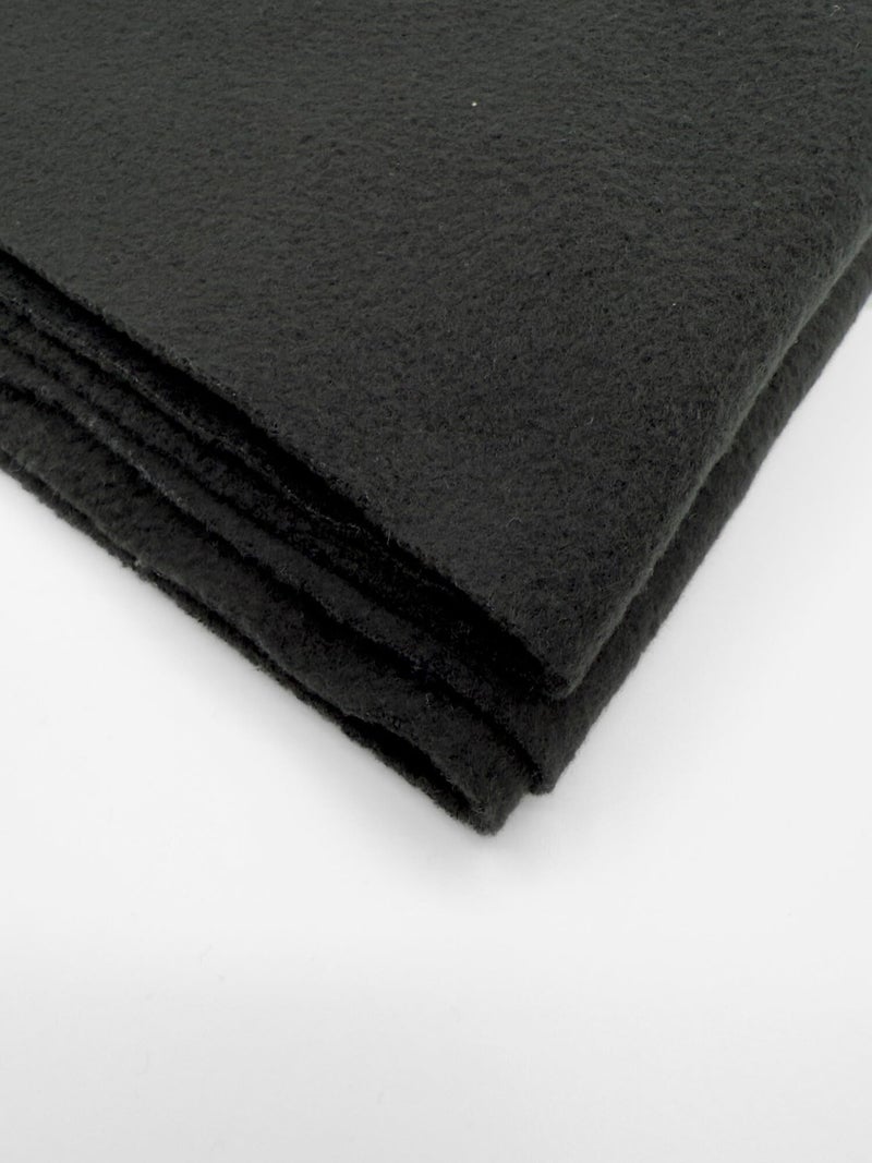 Eovea - Polar Fleece Fabric By The Yard - Soft Anti-Pill  Warm & Cozy Material For Blankets  Clothing  Crafts  Pet Beds & Diy Sewing - 60  Wide  Solid (Black  1/2 Yard) - Image 3