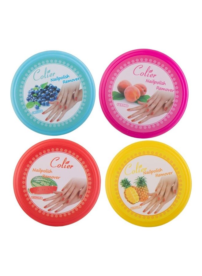 COLIER 4-Piece Nail Polish Remover Multicolour - Image 2
