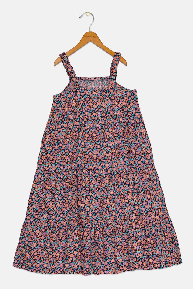 GAP فستان ميني مطبوع بالكامل للبنات، متعدد الألوان - Image 2