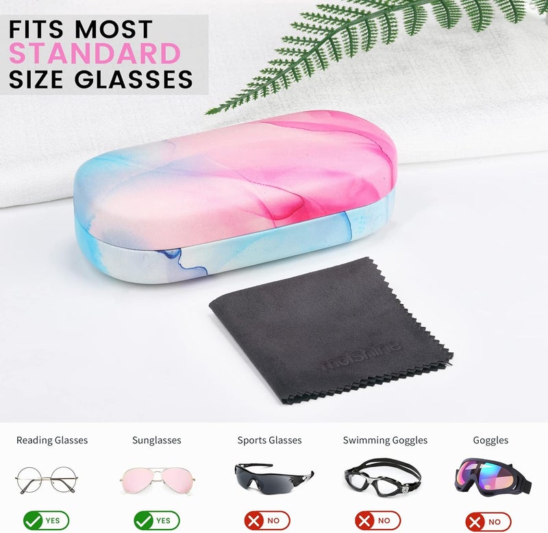 molshine Hard Sunglasses Case, Classic, Colourful and Large Hard Case Glasses Case, Lightweight and Portable - Image 3