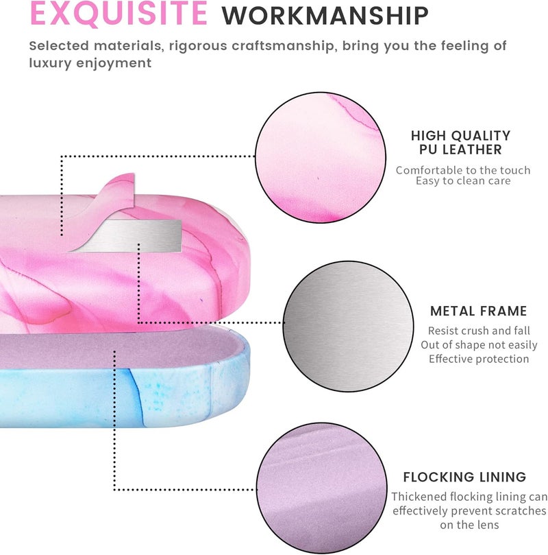 molshine Hard Sunglasses Case, Classic, Colourful and Large Hard Case Glasses Case, Lightweight and Portable - Image 4