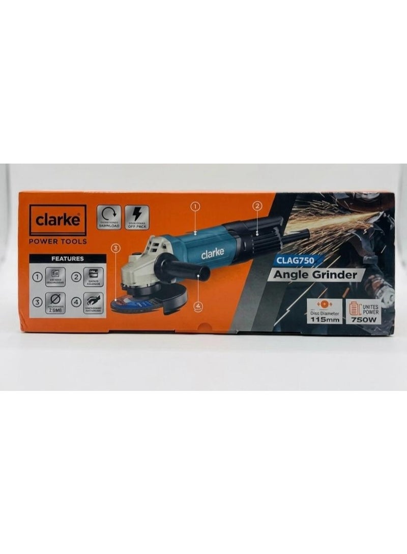 Clarke 4.5” Angle Grinder 750W - Image 2
