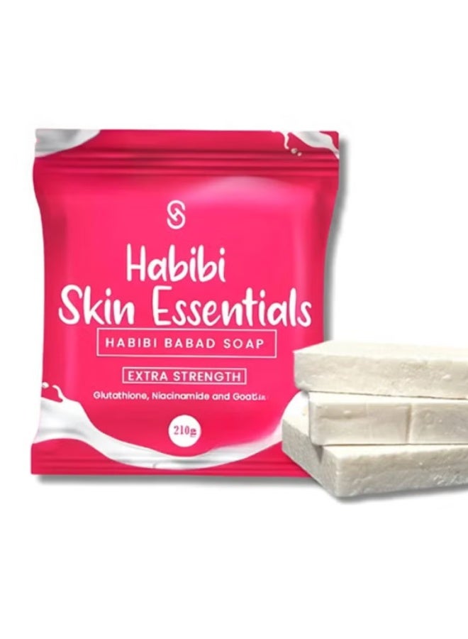حبيبي Habibi Babad Soap – Extra Strength Whitening & Moisturizing (210g) - Image 1