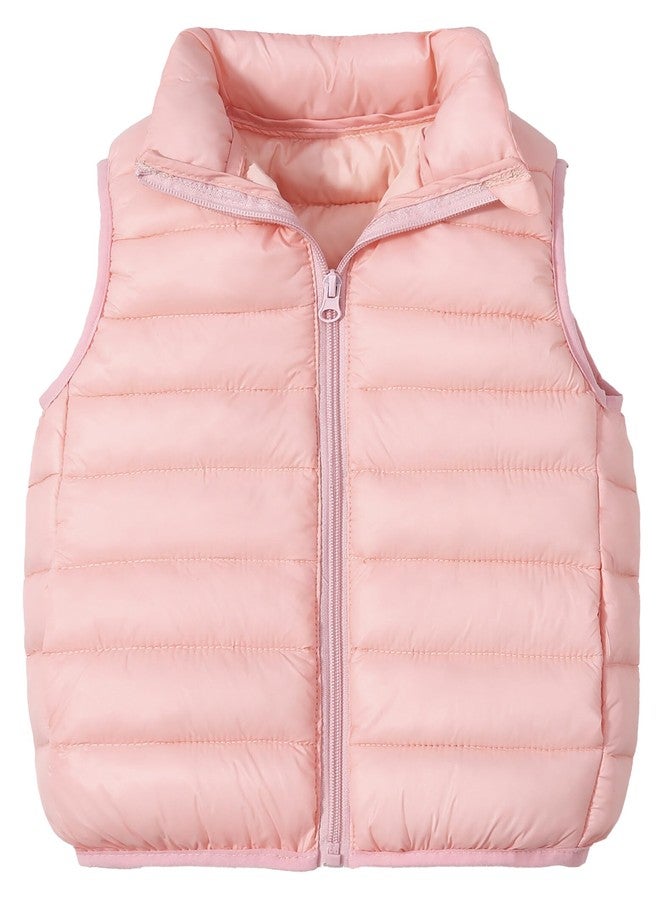 Aivtalk Winter Puffer Vest for Toddler Lightweight Baby Boy Girls Sleeveless Snow Waistcoat Zipper Up Packable Vest for Infant Outwear - Image 1
