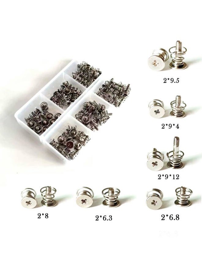 Easycargo 72pcs M2 Graphic Card Heatsink Screw Mounting Kit, GPU Spring Screws, Graphics Card Back Plate Heatsink Screws Heat Sinks Fastener - Image 2