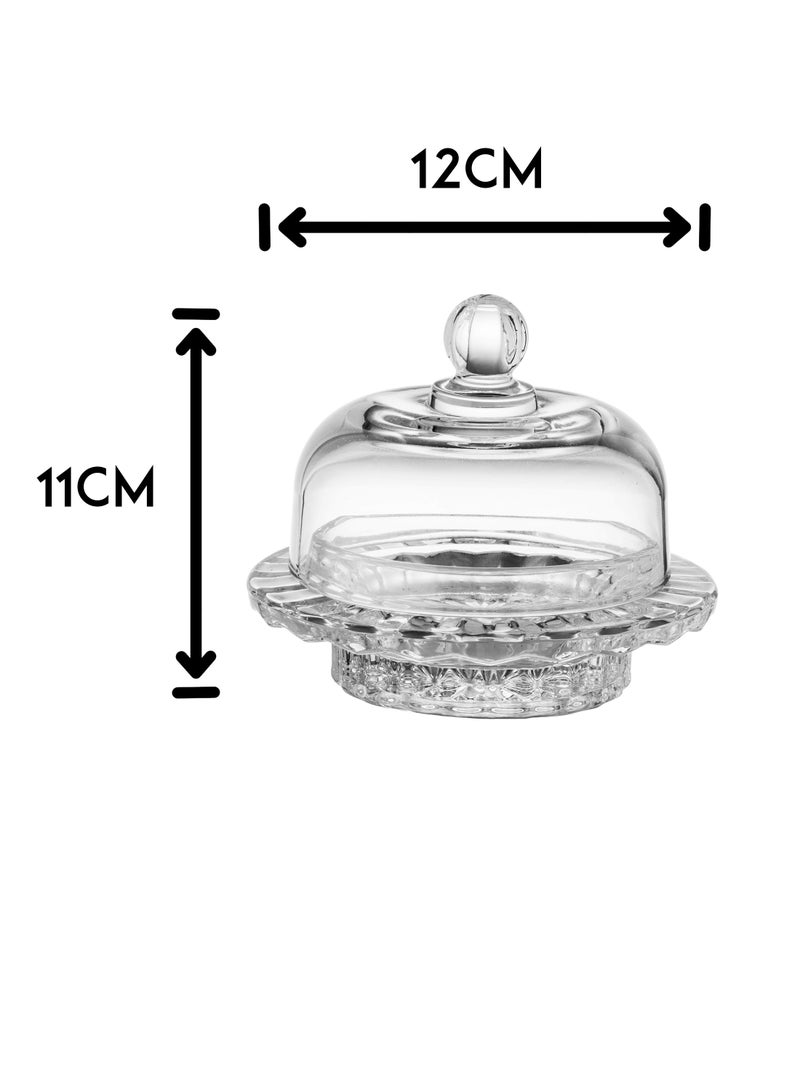 Alhomaidhi Set of 6 multi-purpose glass dessert and date holders - Image 3