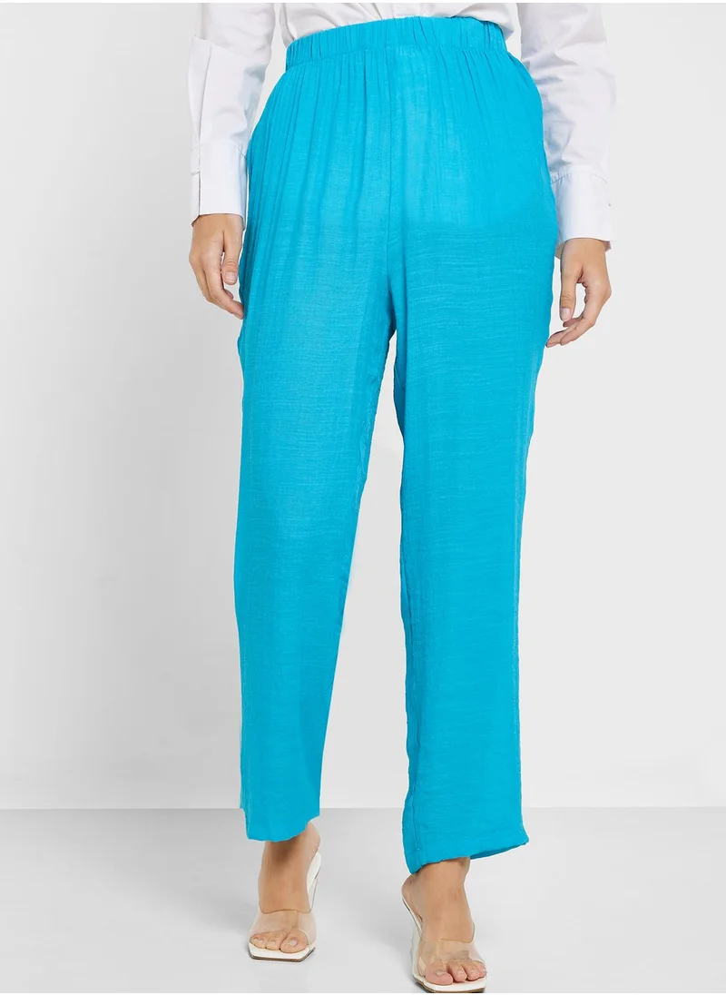 Khizana Asymmetrical Tunic & Pants Set
