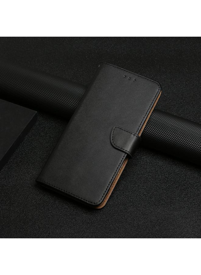 S-TOP Case For iPhone 16 Pro Max Genuine Leather Fingerprint-proof Flip Phone Case - Image 2