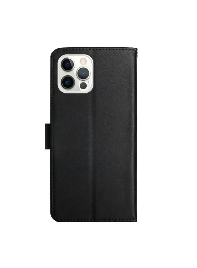 S-TOP Case For iPhone 16 Pro Max Genuine Leather Fingerprint-proof Flip Phone Case - Image 3