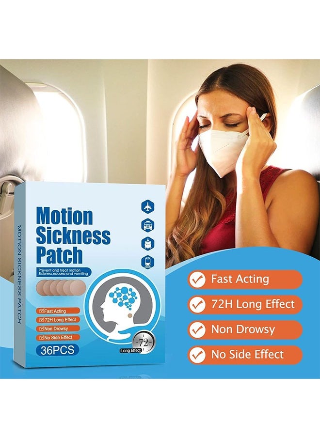 Bukela - Motion Sickness Patch, Solar Plexus Patch For Nausea And Dizziness Caused By Traveling By Car, Boat, Airplane, Etc.（35 Pcs） - Image 1