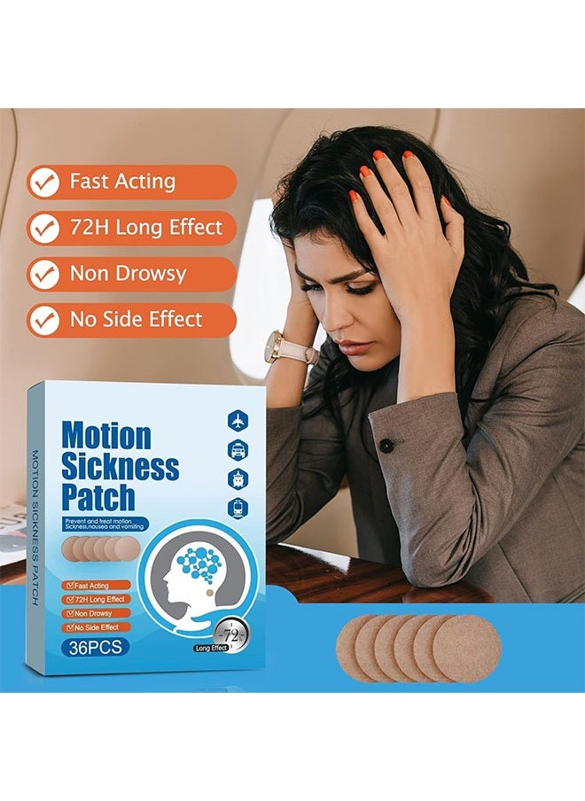 Bukela - Motion Sickness Patch, Solar Plexus Patch For Nausea And Dizziness Caused By Traveling By Car, Boat, Airplane, Etc.（35 Pcs） - Image 1