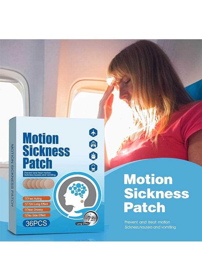 Bukela - Motion Sickness Patch, Solar Plexus Patch For Nausea And Dizziness Caused By Traveling By Car, Boat, Airplane, Etc.（35 Pcs） - Image 1