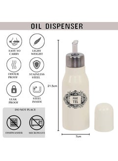 Elan Elan Oil Dispenser Off -White (500Ml) (Oil Pot Ivory) - Stainless Steel  - Image 2