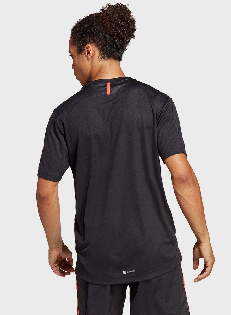 Adidas Workout Base T-Shirt - Image 2