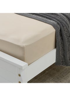 Home Box Essential Solid Cotton King Fitted Sheet 180 x 210 x 36 cm  - Image 2