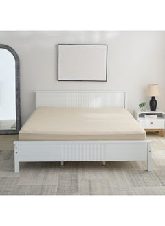 Home Box Essential Solid Cotton King Fitted Sheet 180 x 210 x 36 cm  - Image 3