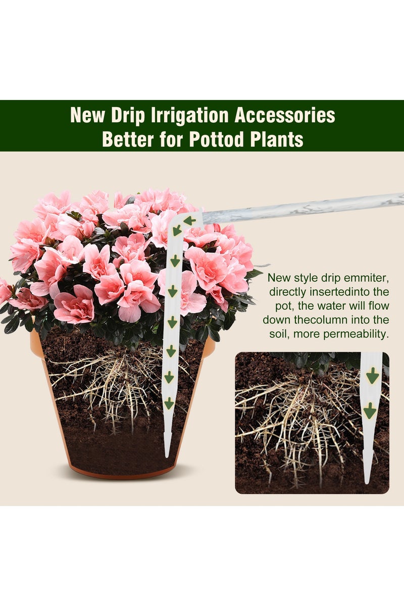 بريز مجموعة الري بالتقطير التلقائي,دعم النباتات المنزلية الداخلية 15 وعاء,نظام الري التلقائي الداخلي للنباتات,مع توقيت المياه الرقمي القابل للبرمجة - Image 4