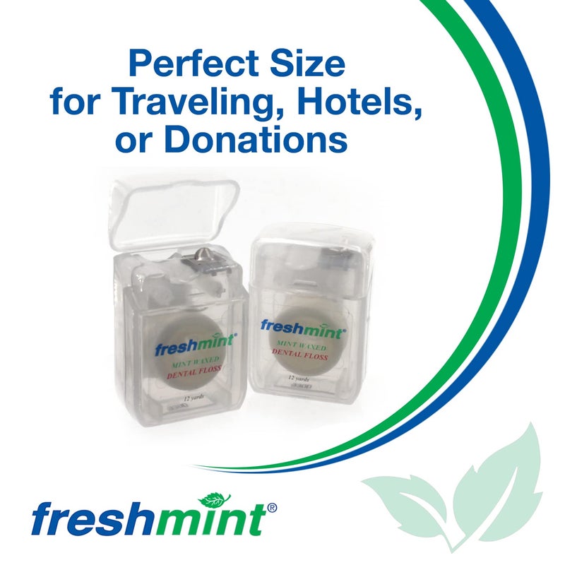 Freshmint 144 Spools of Freshmint® 12 Yards Mint Waxed Dental Floss - Image 4