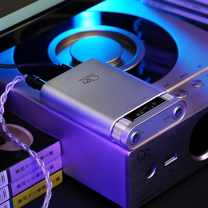 Shanling H2 Portable USB DAC Amp, Hi-Res Audio Bluetooth Headphone Amp, Cs43198 Chip, Ldac Pcm384 Dsd256, Silver - Image 5