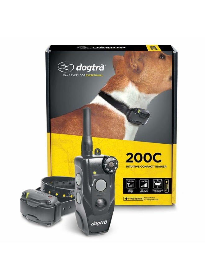 Dogtra 200C Waterproof ½-Mile One-Handed Operation Remote Training Dog E-Collar - Image 1