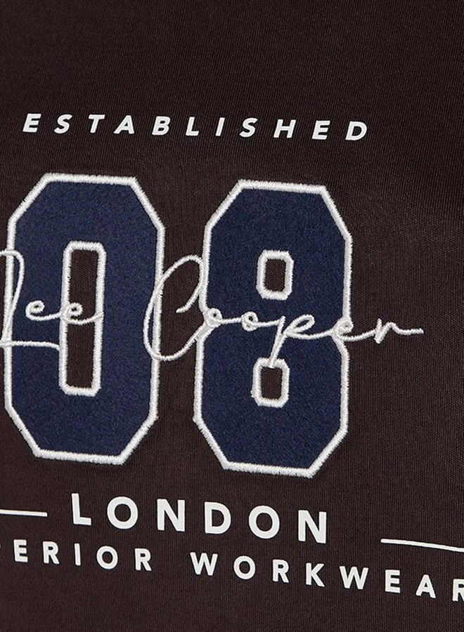 Lee Cooper Lee Cooper Relaxed Fit Cotton T shirt with Embroidery