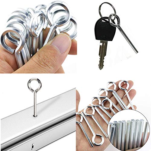 ANTFEES 1/8” Standard Hex Dogging Key with Full Loop, Allen Wrench Door Key for Push Bar Panic Exit Devices, Solid Metal - 12 Packs - Image 4