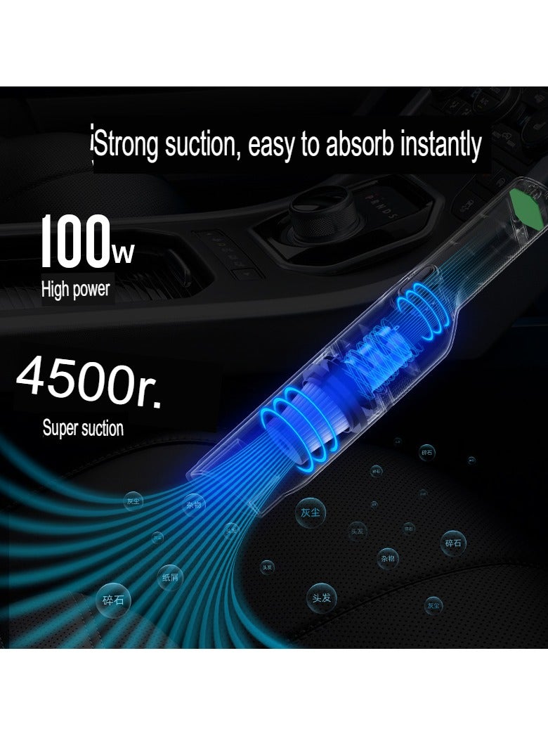 Multifunctional wireless car vacuum cleaner Handheld portable vacuum cleaner Home car dual-purpose vacuum cleaner - Image 3
