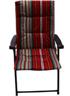 Cady One High-quality, padded, lightweight folding chair with high back for camping and trekking  - Image 2