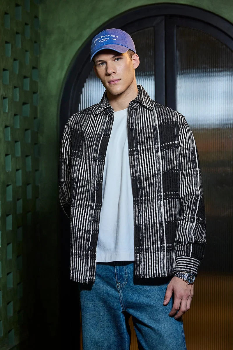 SNITCH Checks Relaxed Fit Overshirt