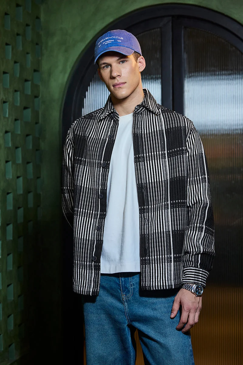 SNITCH Checks Relaxed Fit Overshirt