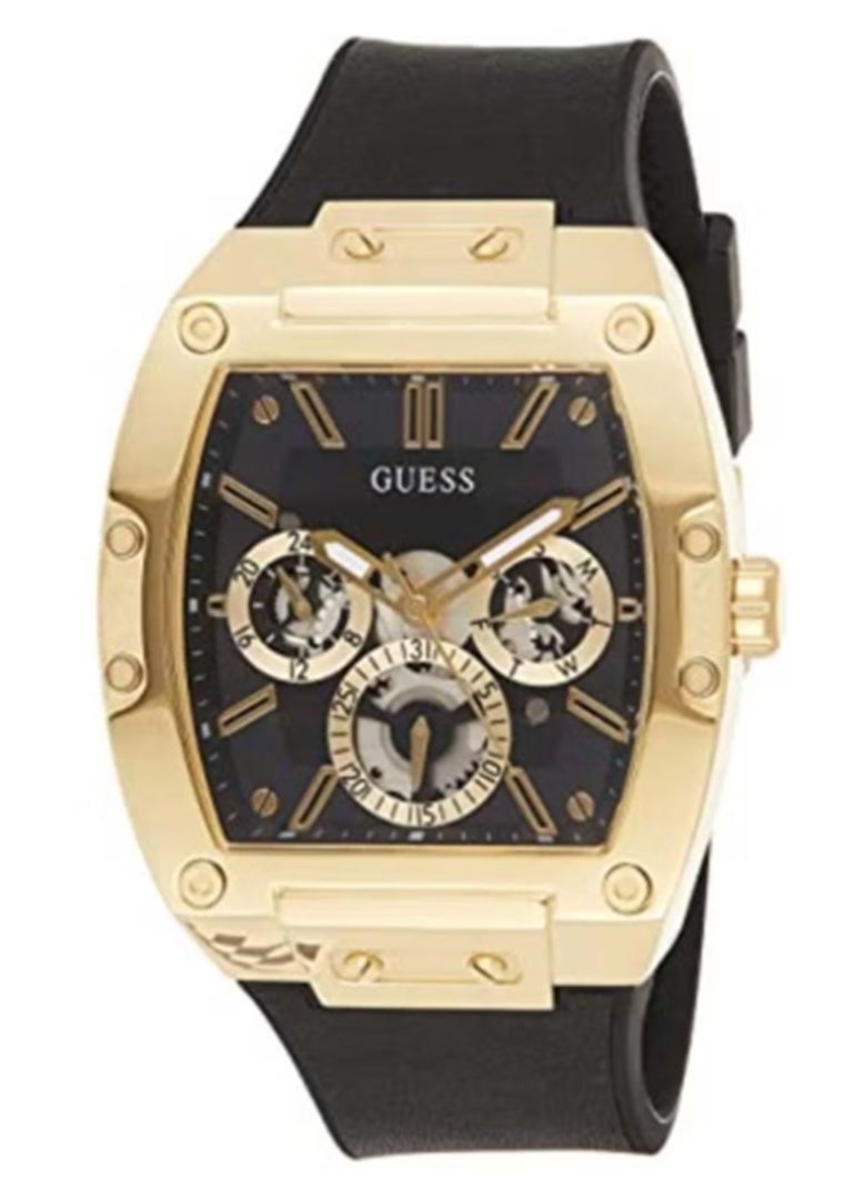 GUESS Men's Phoenix Water Resistance Leather Analog Watch GW0202G1  - Image 3