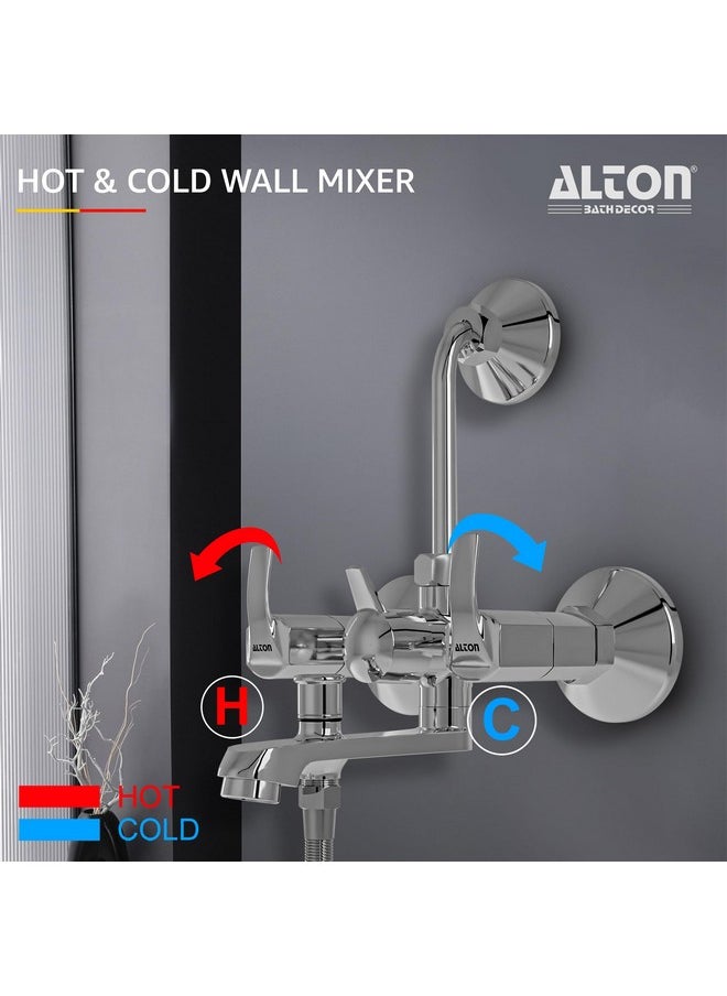 ALTON QBA9130 Brass 3-IN-1 Wall Mixer With 3-Function, 4-INCH Overhead & Hand Showers Set, Chrome Finish - pzsku/ZACBD08D638A0E084C8FBZ/45/_/1740982870/21995da6-2c44-4f16-a170-83b97ade2b91