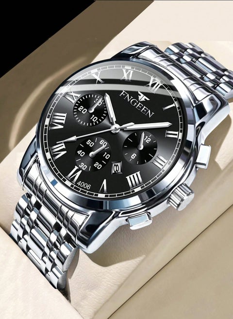 Men Watches Top Brand Luxury Waterproof Date Clock Male Steel Strap Casual Quartz Watch Sports Wrist Watch Men