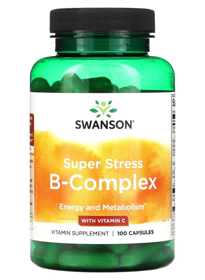 Super Stress B-Complex With Vitamin C 100 Capsules