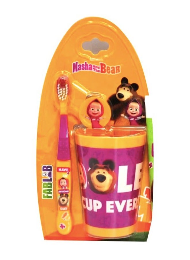 FabLab Soft Toothbrush With Cup