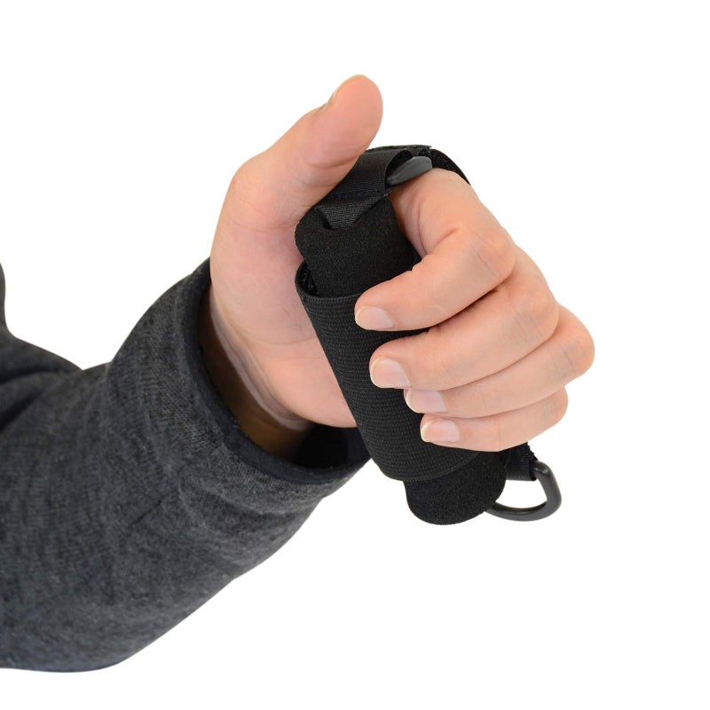 Sammons Preston Universal Holder Strap for Elderly, Hand Cuff with Pocket for Holding Cutlery, Pens, Toothbrushes, & Daily Living Tools, Adjustable Velcro Implement Holder for Weak Grip and Arthritis - Image 2