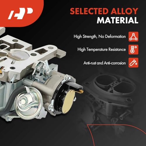 A-Premium 2 Barrel - 138 Rochester Type - Carburetor Compatible with M2MC V6 Buick GMC GM Car Trucks 265 231 252, Mechanical Choke, Replace# LDH138, 138-CARB - Image 5