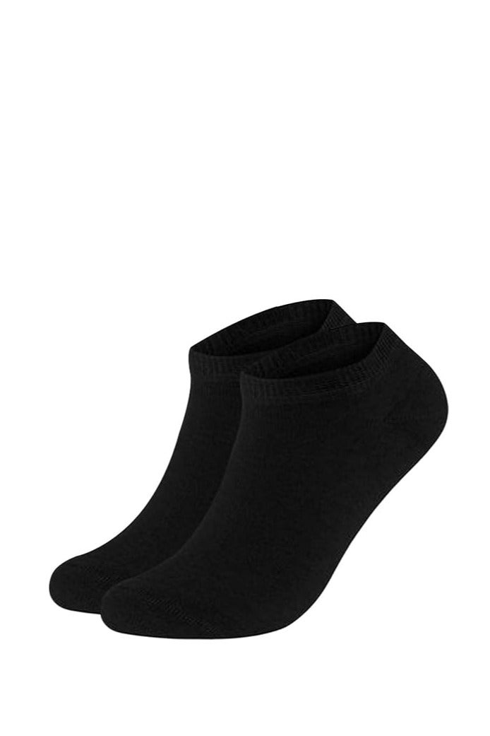 جوارب قطنية سوداء للرجال حتى الكاحل - عبوة من ١٠ قطع - Image 3
