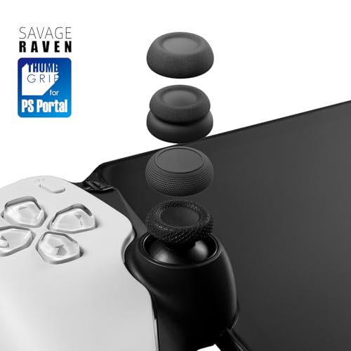 SAVAGE RAVEN Skull Co x Savage Raven Thumb Grips Joystick Cap Analog Stick Cover for PlayStation Portal Set of 6 Galactic Purple - Image 3