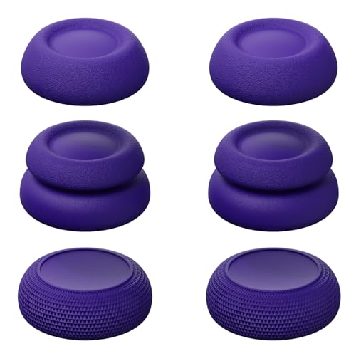 SAVAGE RAVEN Skull Co x Savage Raven Thumb Grips Joystick Cap Analog Stick Cover for PlayStation Portal Set of 6 Galactic Purple - Image 1