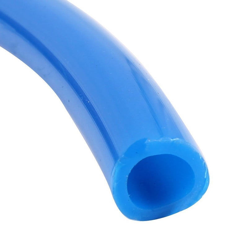 pneumatic press to fit polyethane tube blue compressor pu air tube pipe 10 meter long 33 feet approx diy air water gases tubes pipe 8mm od x 6mm id  - Image 3