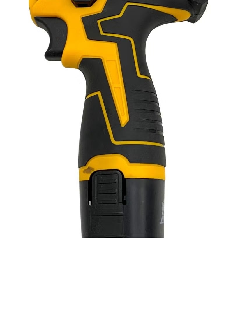 روكسون طقم دريل صدمات لاسلكي روكسون 12 فولت – 59 قطعة مع بطارية ليثيوم أيون 1300mAh – تصميم احترافي بجودة عالية، سرعة متغيرة، قفل تلقائي، ضمان سنتين | موديل RX-12VCD - Image 2