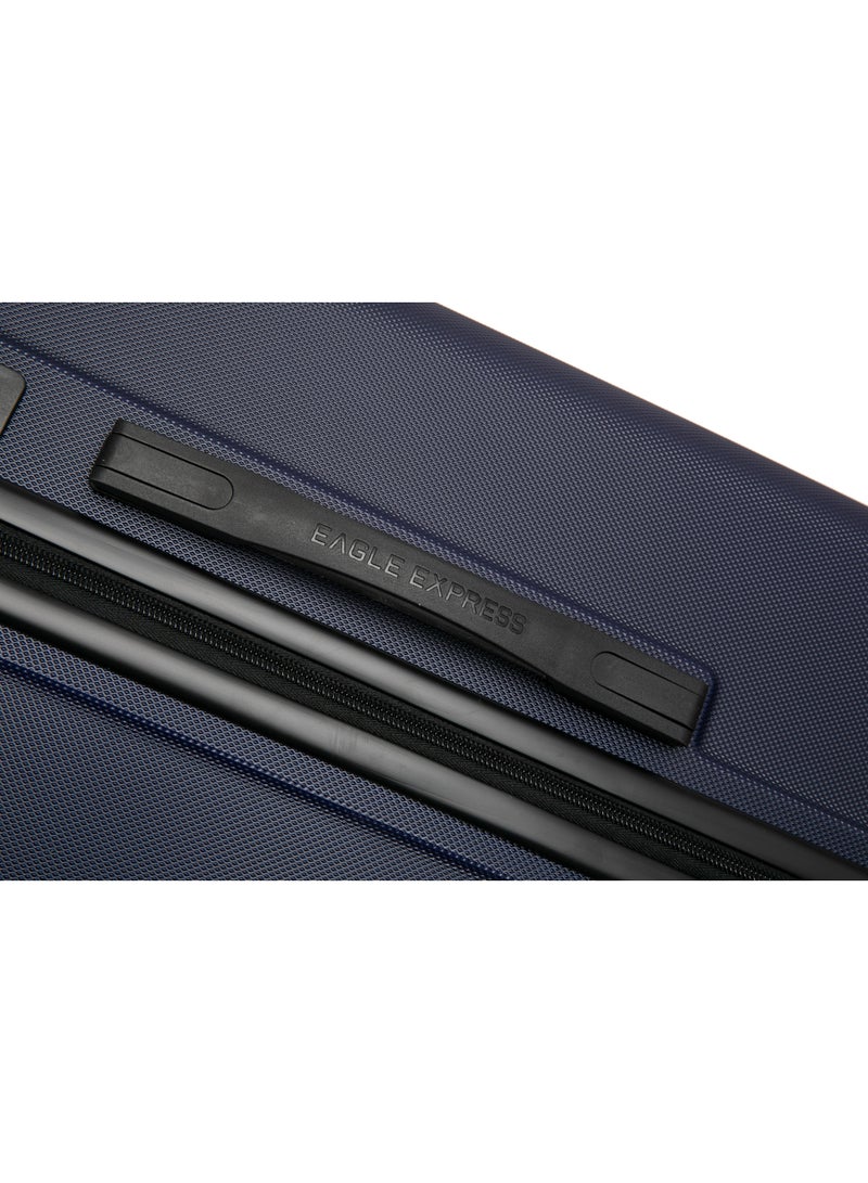 Eagle Express Expedition 24-Inch Hard Trolley - Navy Blue - High Quality ABS - Free Protective Cover - 1-Year Warranty - Image 4