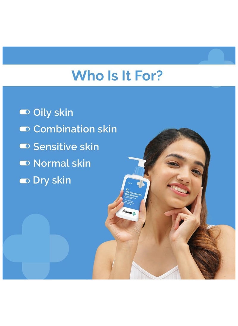 THE derma Co - 2% Niacinamide Oily-Skin Cleanser - Image 1