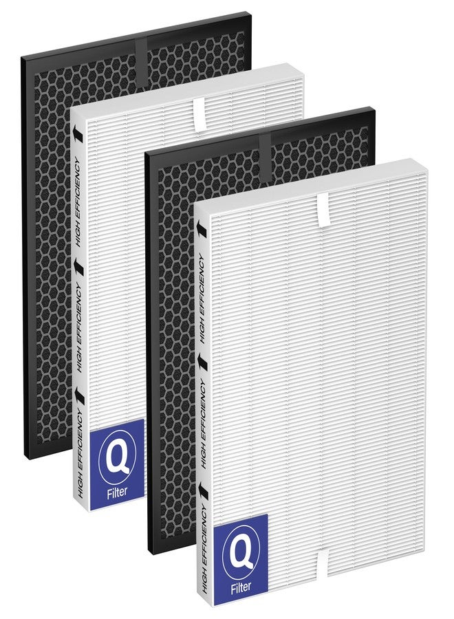 Improvedhand 5510 5520 Replacement Filter Q Compatible with Winix 5510 5520 PlasmaWave Air Purifier, Main Filter and Activated Carbon Filter Comon Pack，Set of 1, Replace Part # 1712-0123-00 - Image 1