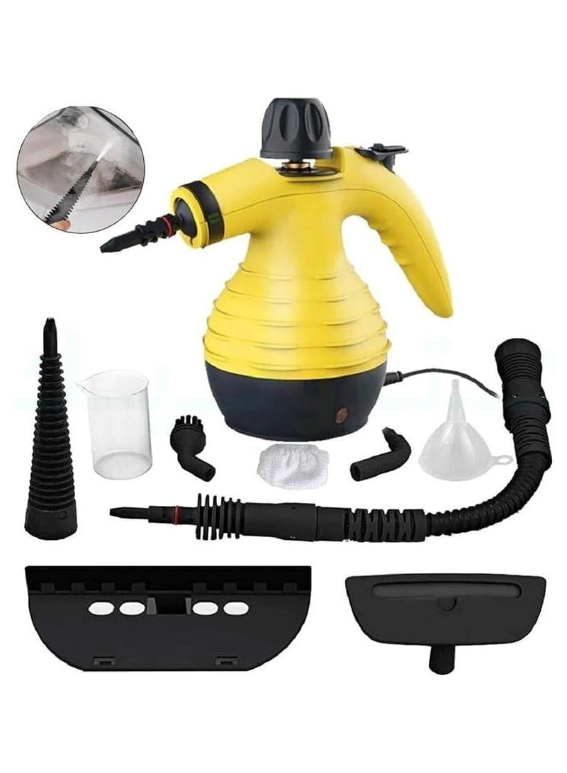 دينكس منظف بخاري عالي الضغط 350 مل بقوة 1200 واط، متعدد الأغراض محمول للتنظيف اليدوي مع 9 ملحقات مثالي لإزالة البقع في تنجيد السيارات والمنزل والمطبخ والسجاد والأريكة - Image 2