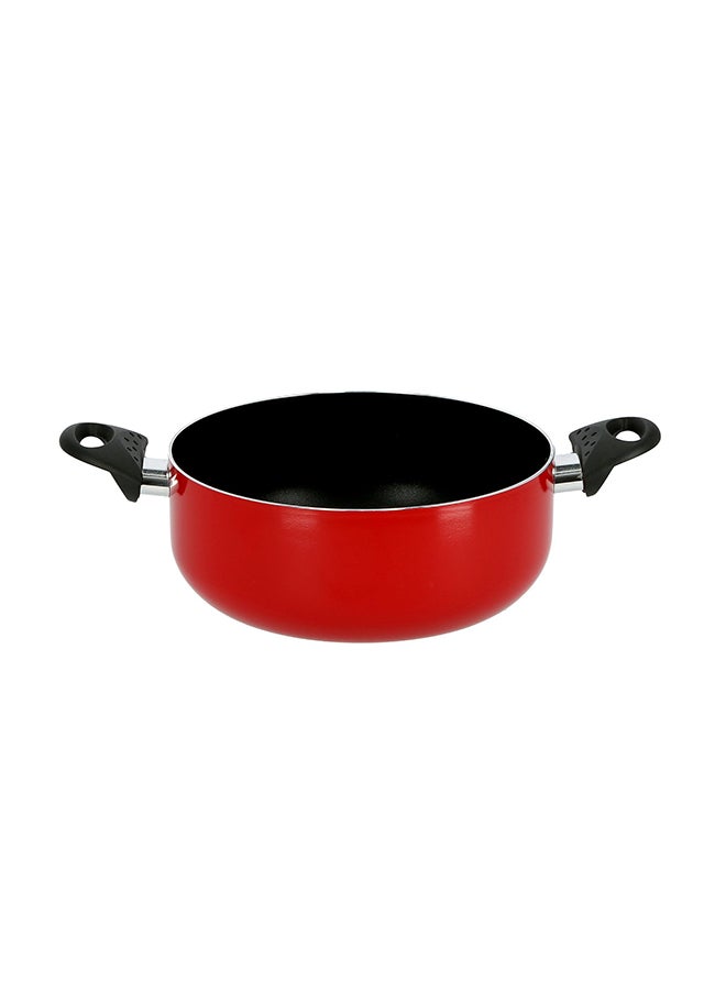 Royalford Casserole Dish With Lid Red 26cm - Image 3