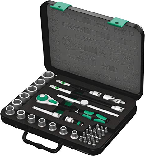 Wera 5003596001 Zyklop 8100 SB 4 38Inch SAE Ratchet Set 38Piece - Image 1