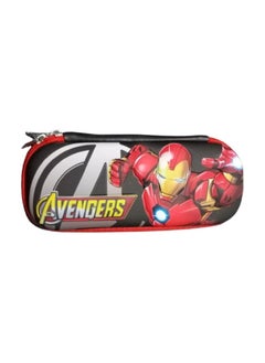 Generic 3D Pencil Case High Quality 3D Pencil Cases and Bags for Boys and Girls, Embrace Adventure with Vibrant Colors in High Quality (Superheroes 2) (Red Hero (Black in Red))  - Image 1